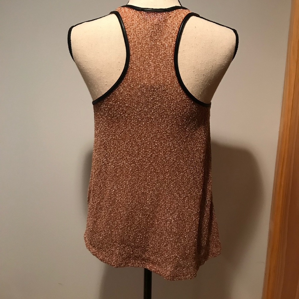 NWT 1.STATE Rust Razorback Tank - Picture 3 of 5